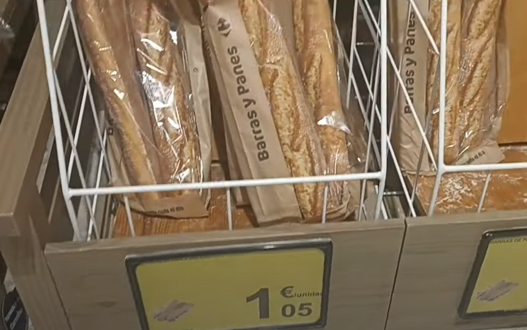 سعر الخبز في اسبانيا