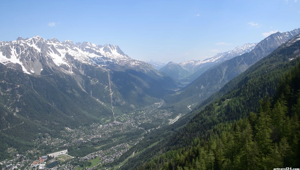 صورة جميلة لـالشامونيه / مونت بلانك من زيارتي لفرنسا